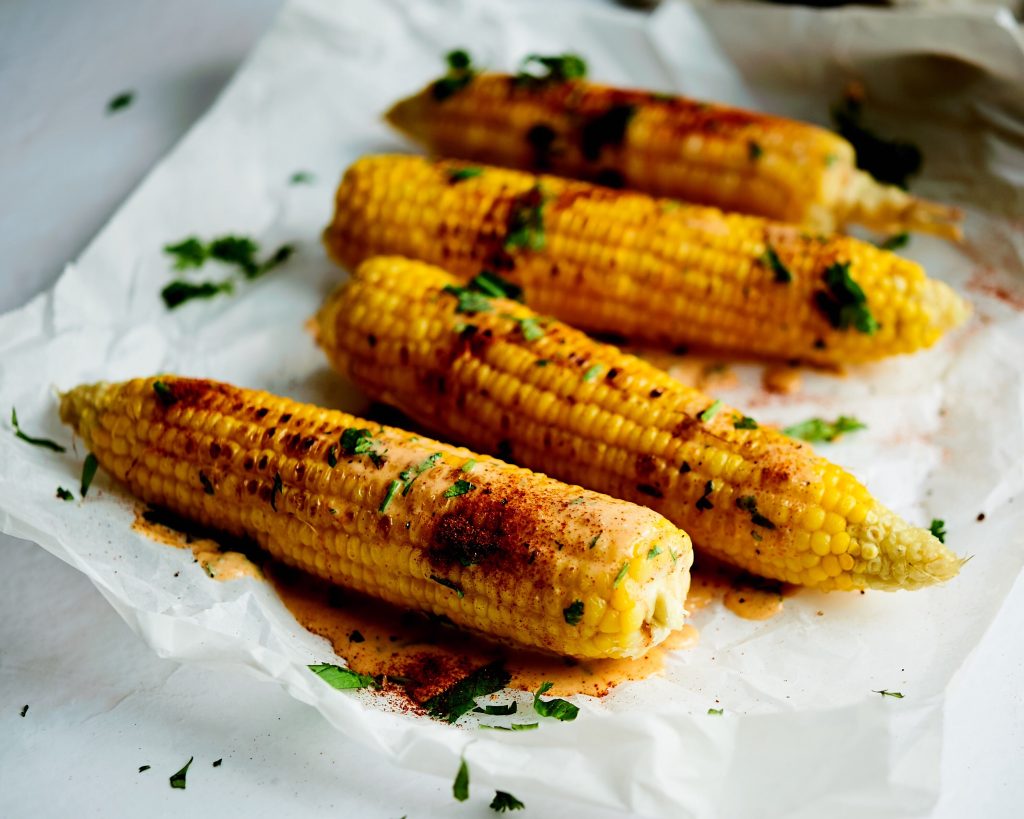 This Mexican corn, is also coconut corn, or roasted corn, or called roasted Mexican corn that's dairy free.