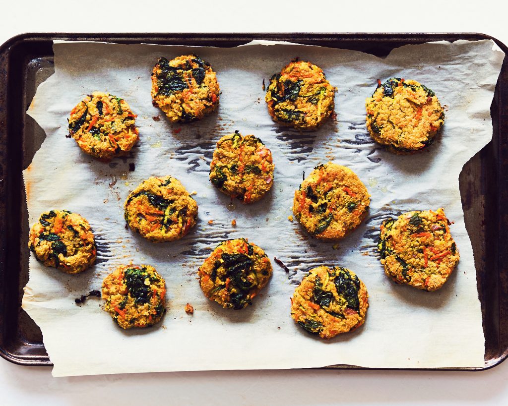 Quinoa Veggie Patties w/ Carrot and Zucchini Living Kitchen Wellness