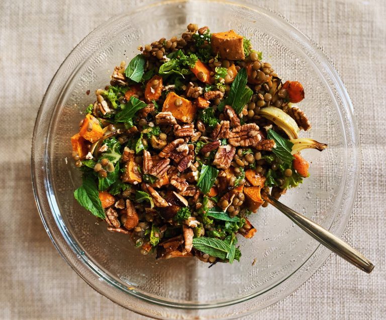 gentle lentil salad
