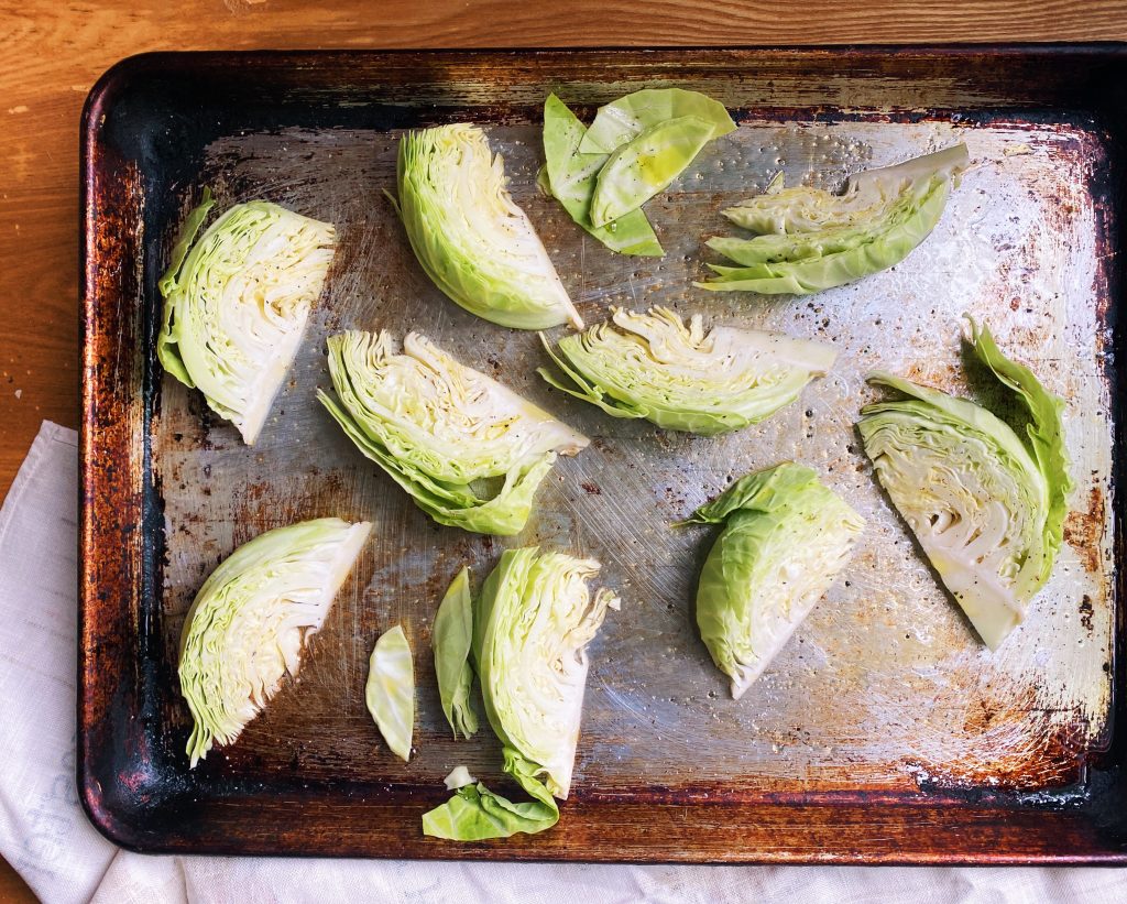 Sheet Pan Salmon with Charred Cabbage 1