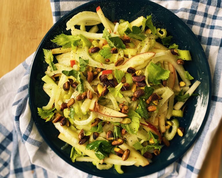 Crunchy Fennel Apple Celery Salad