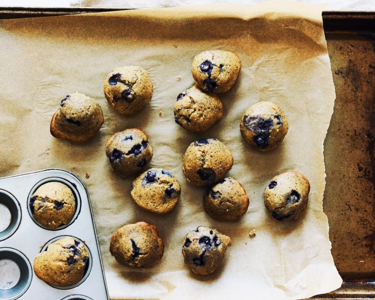 buckwheat blueberry muffins