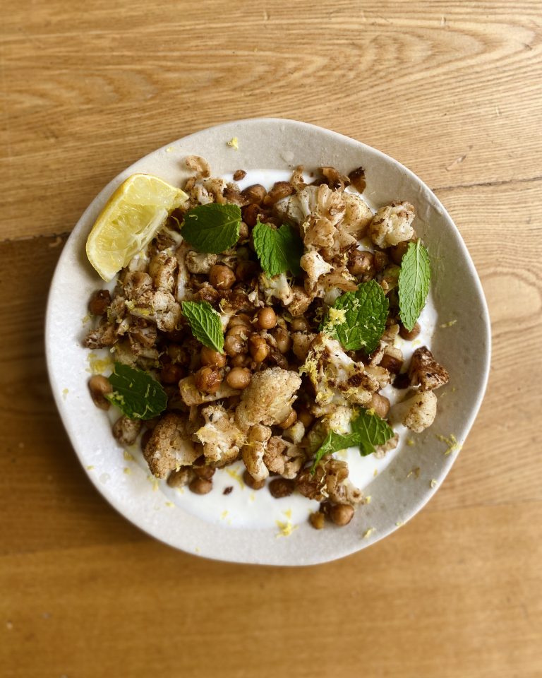 Cauliflower Chickpea Saute