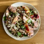 Slaw Sesame Seared Salmon